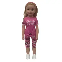 UNEEDA - Muñeca Wispy Walker 80cm Ropa Deporte