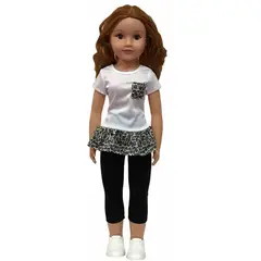 UNEEDA - Muñeca Wispy Walker 80cm Animal Print