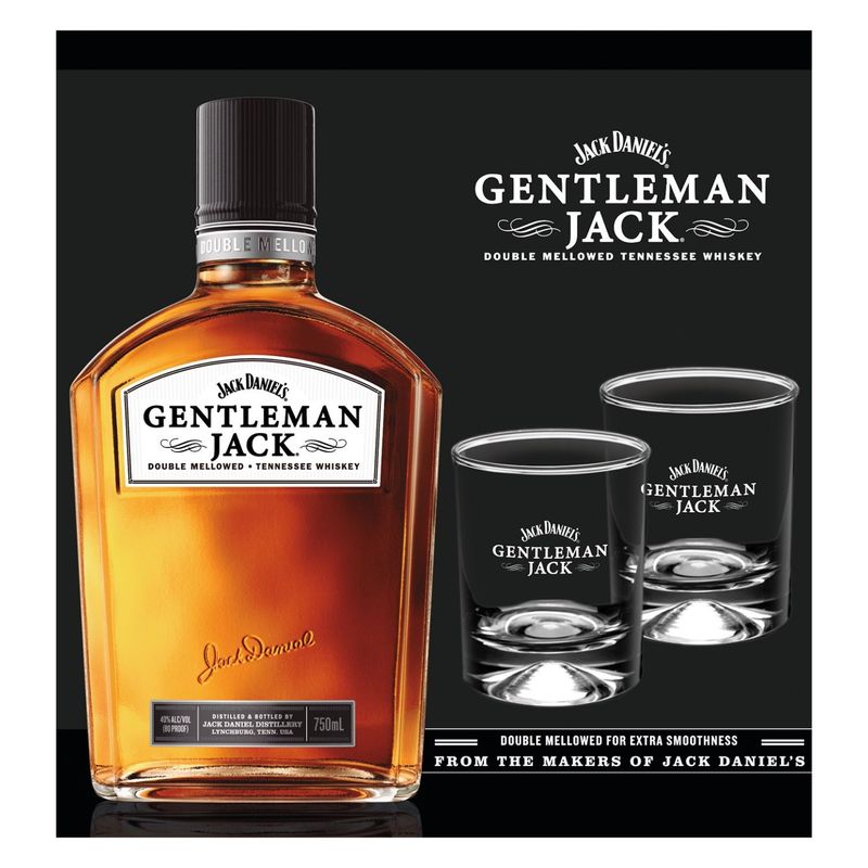  - PACK WHISKY GJ JACK DANIELS 40G 750 CC