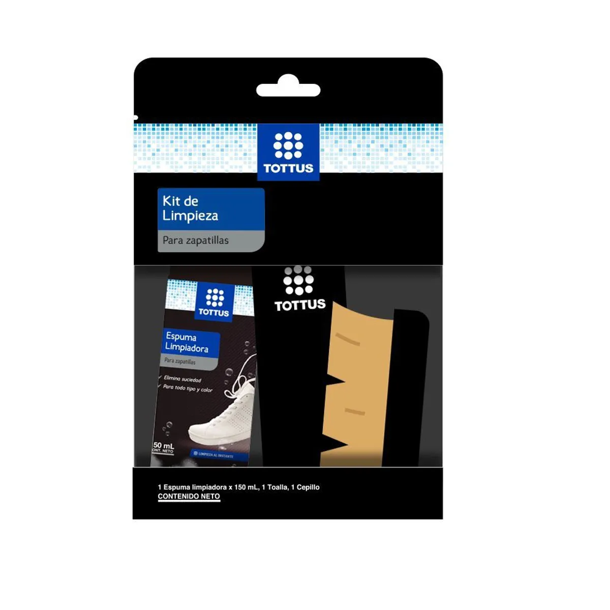 TOTTUS - KIT DE LIMPIEZA ZAPAT TOTTUS 3 UND