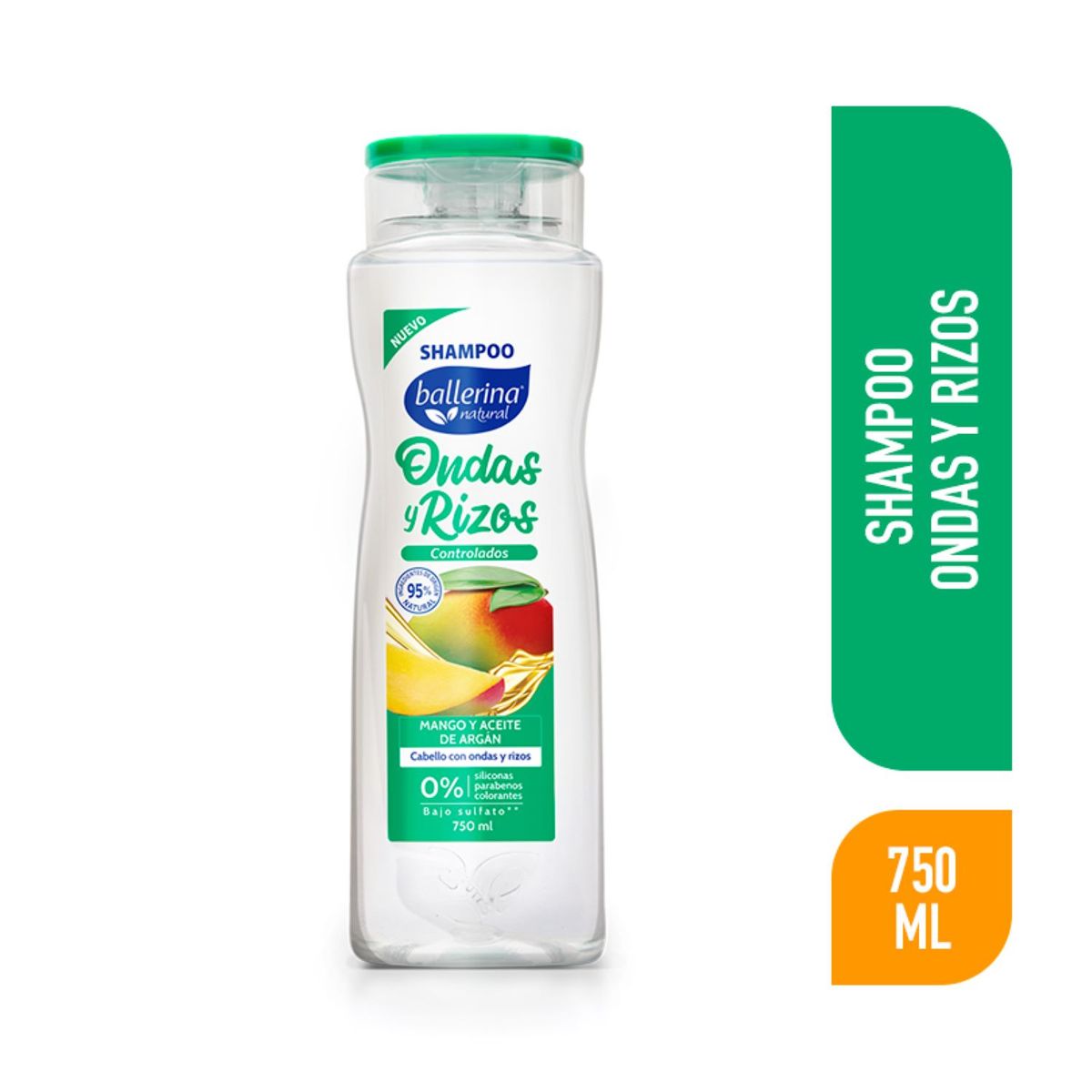 BALLERINA - SHAMPOO ONDA Y RIZOS BALLERINA 750 ML