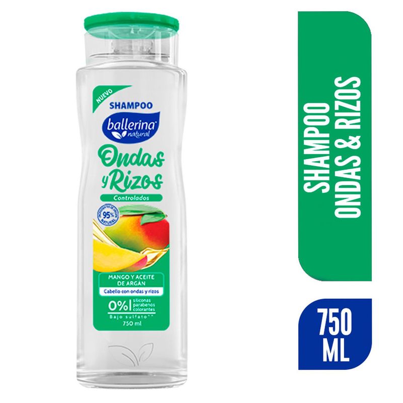 BALLERINA - SHAMPOO ONDA Y RIZOS BALLERINA 750 ML