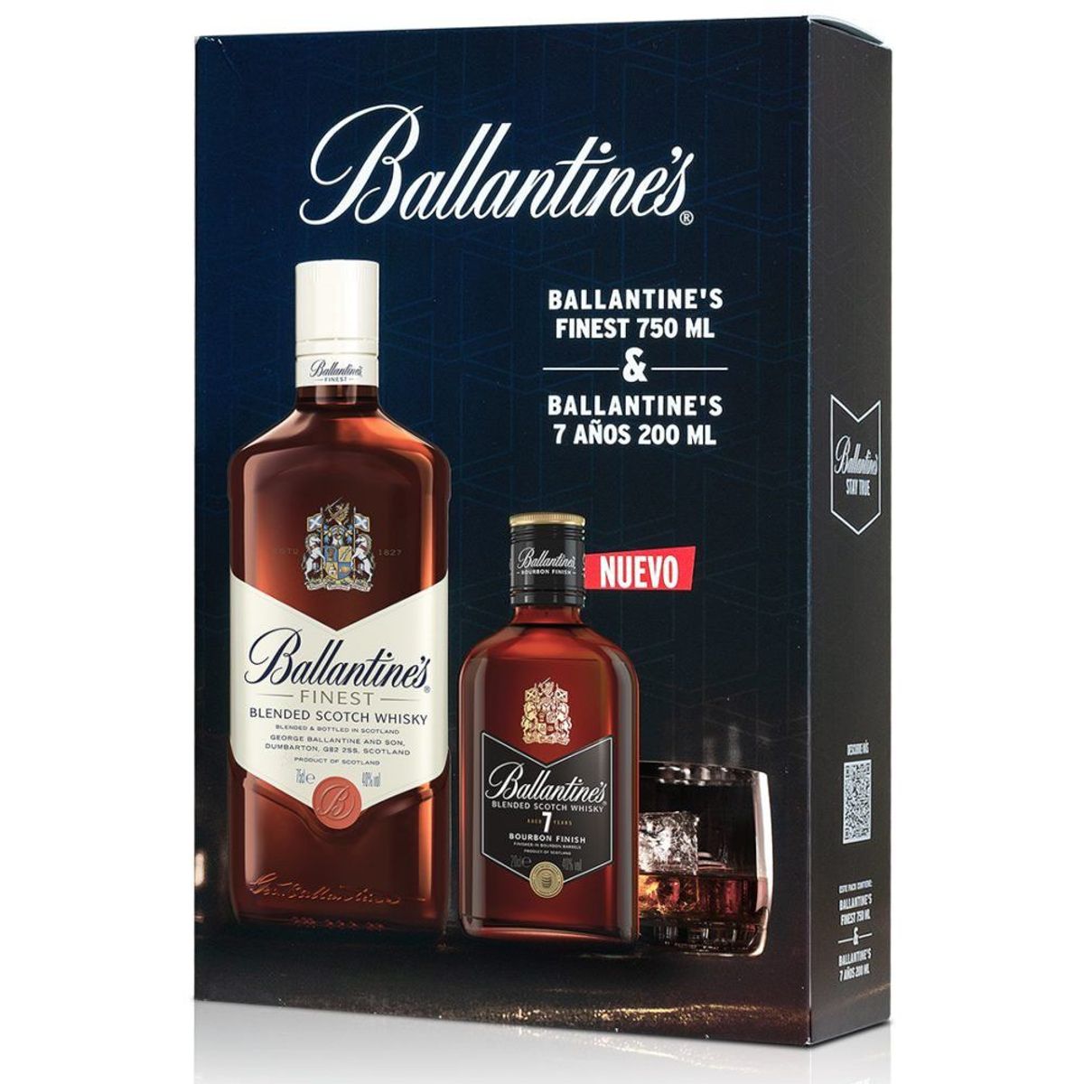 BALLANTINES - PACK FINEST7ANOS BALLANTINES 40G 950 CC