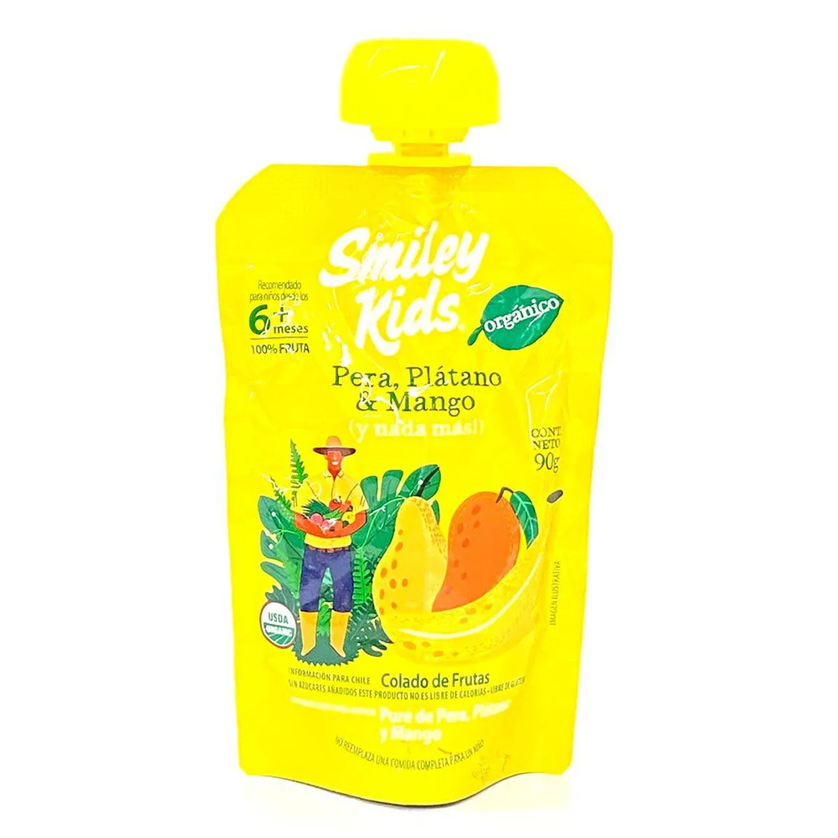 SMILEY KIDS - Colado Pera Plátano Mango Smiley Kids