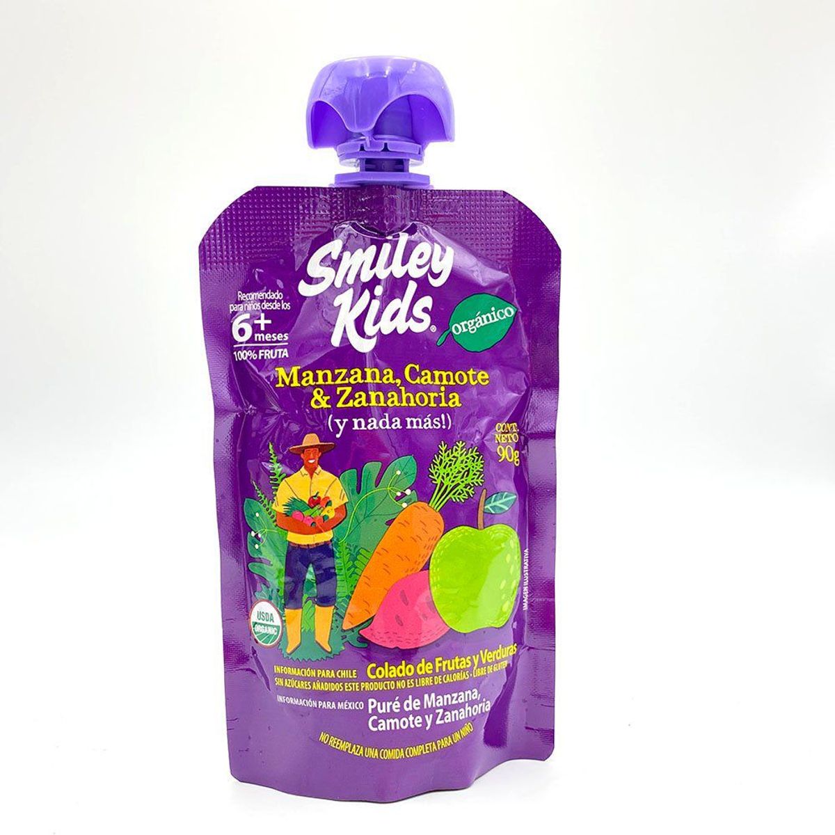 SMILEY KIDS - Colado Manzana Camote Zanahoria Smiley Kids