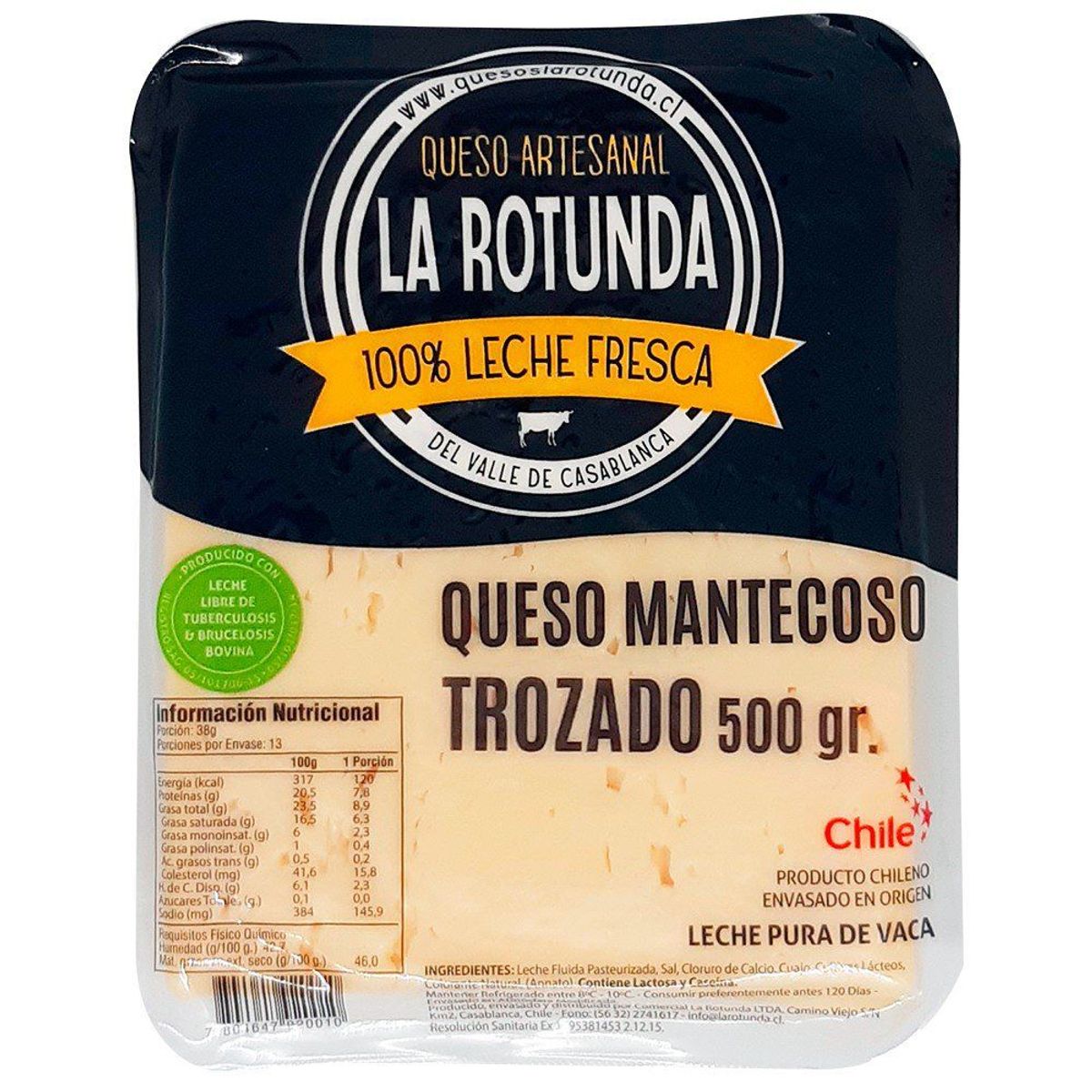LA ROTUNDA - Queso Mantecoso Trozo
