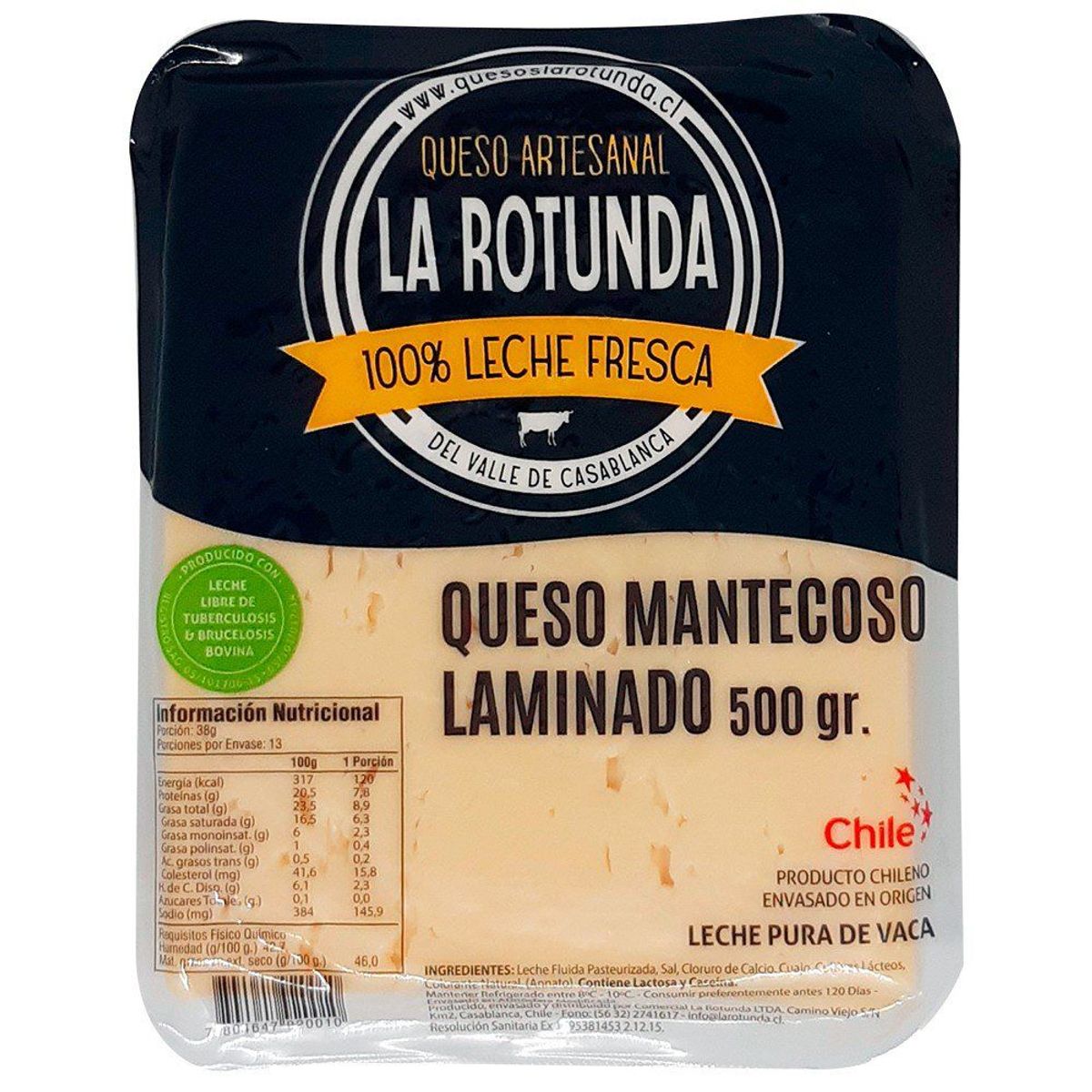 LA ROTUNDA - Queso Mantecoso Laminado
