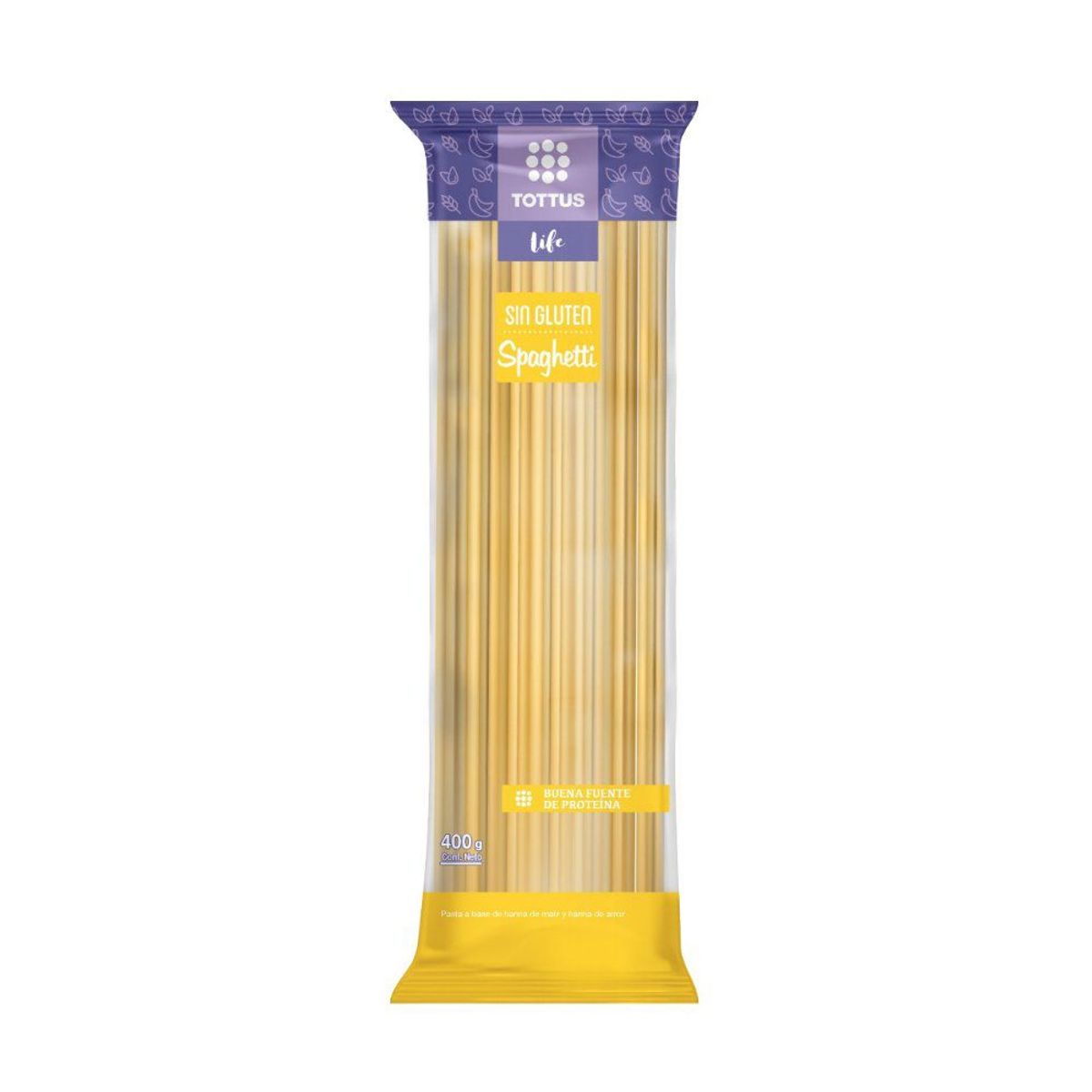 TOTTUS LIFE - SPAGHETTI LIBRE GLUTEN TOTTUS LIFE 400 G