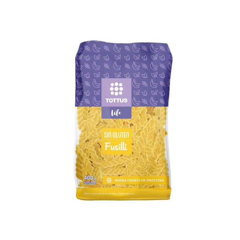 TOTTUS LIFE - FUSILLI LIBRE GLUTEN TOTTUS LIFE 400 G