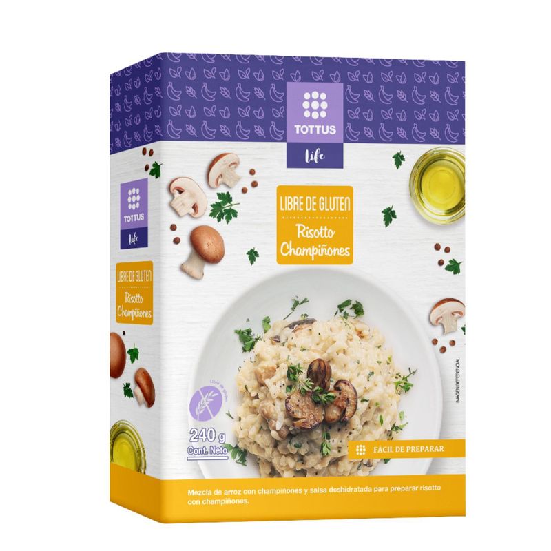 TOTTUS - RISOTTO CHAMPINONES TOTTUS 240 G