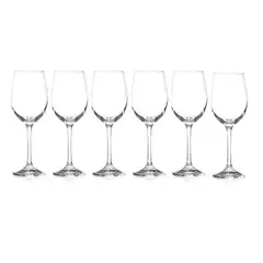 GLASSO - Set 6 Copas De Vino Cristal