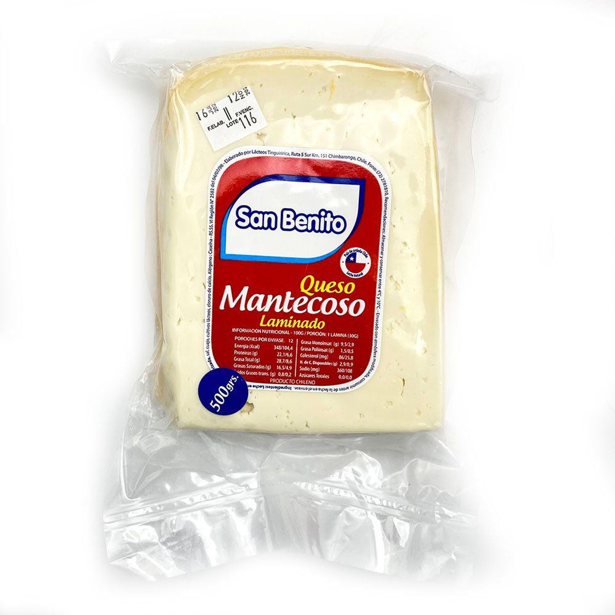 SAN BENITO - Queso Mantecoso Laminado