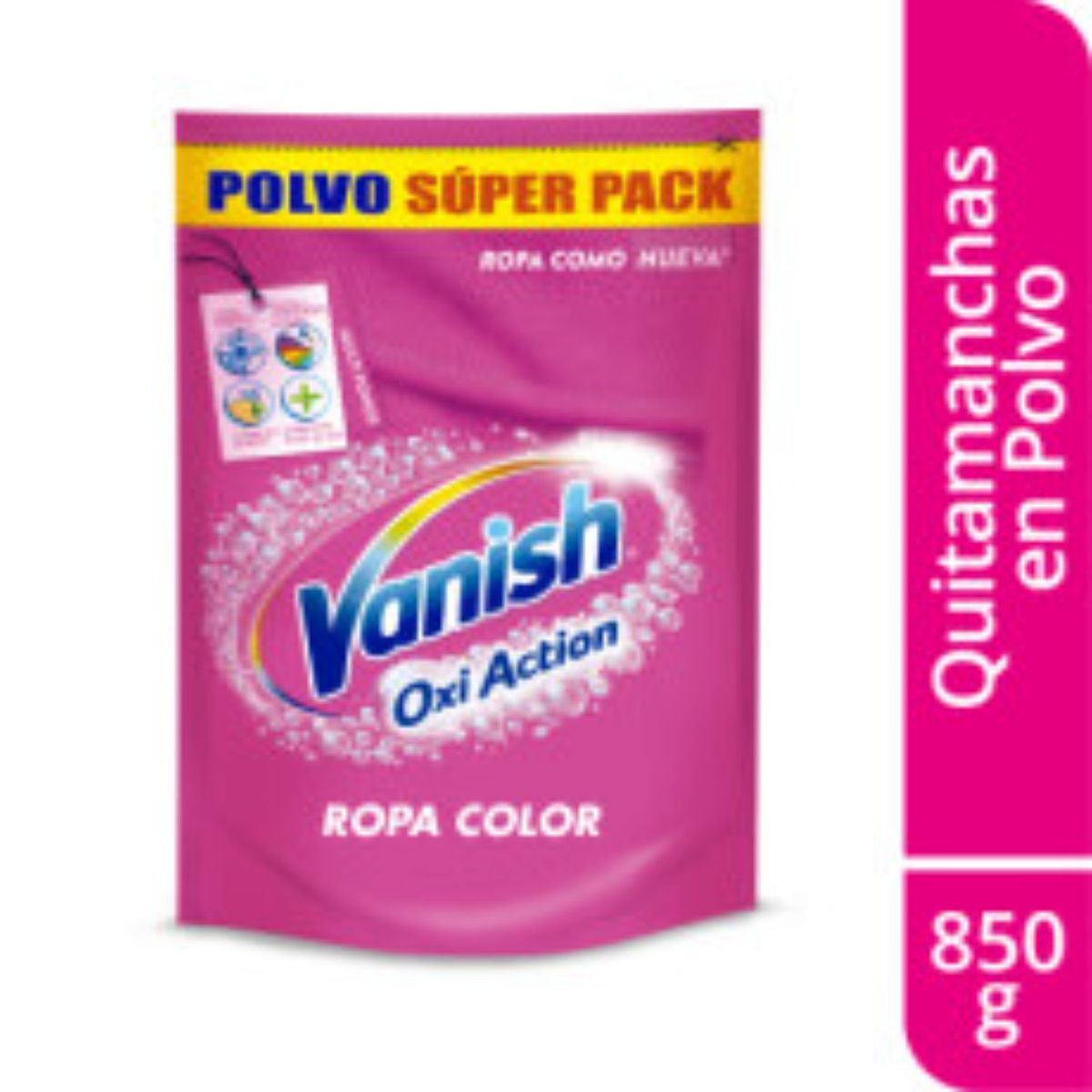 VANISH - Quitamanchas en Polvo Ropa Color Doypack Vanish 850 gr