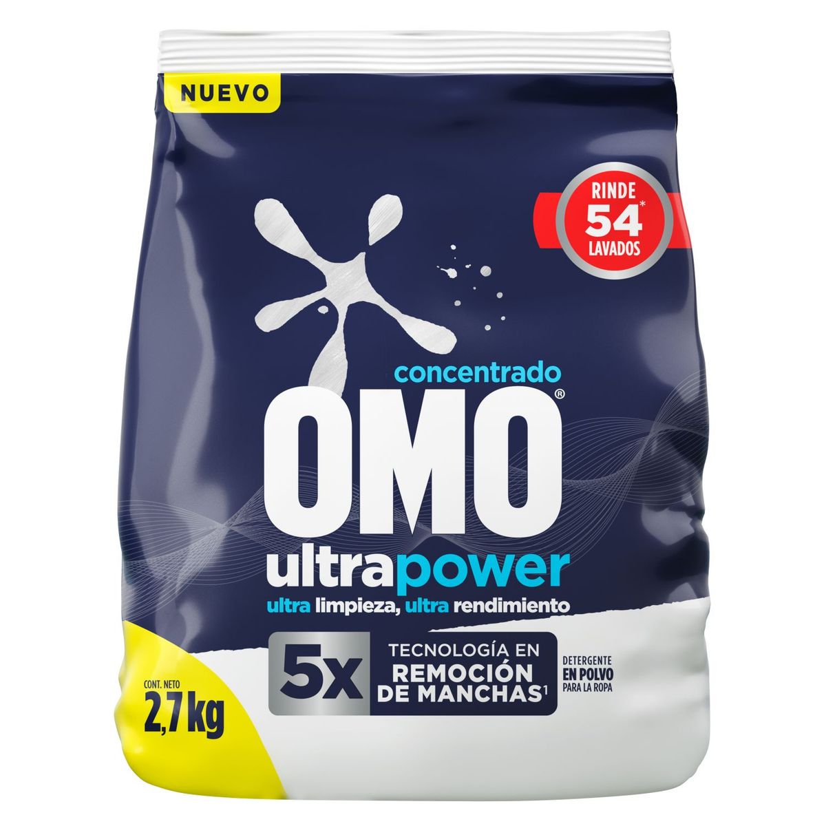 OMO - Detergente en Polvo Matic Omo 2.7 kg