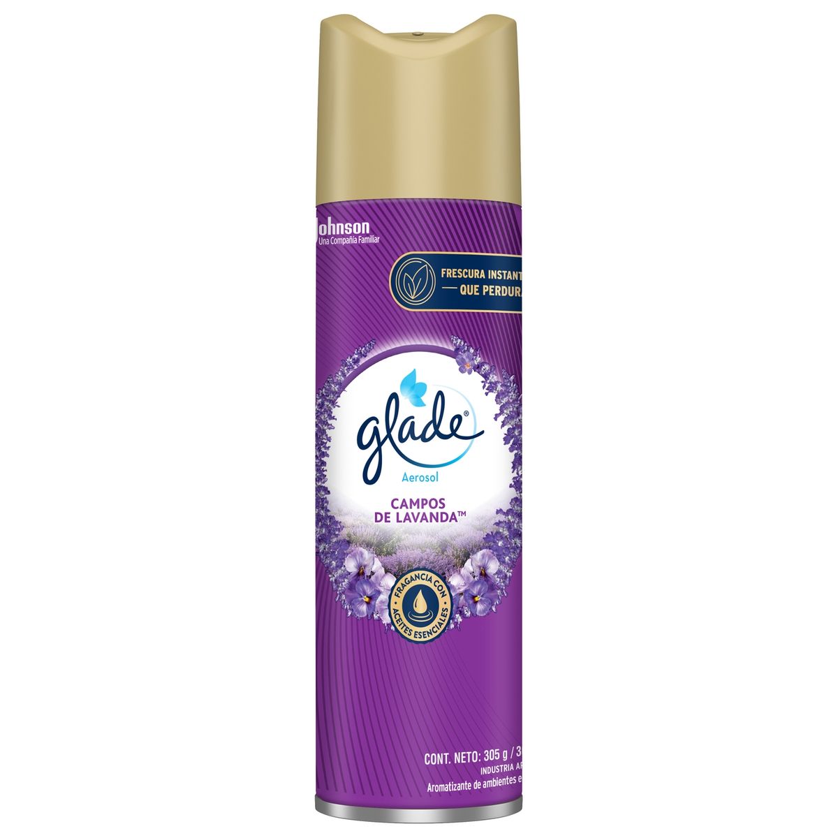 GLADE - Desodorante Aerosol Ambiental Glade Lavanda 360 ml