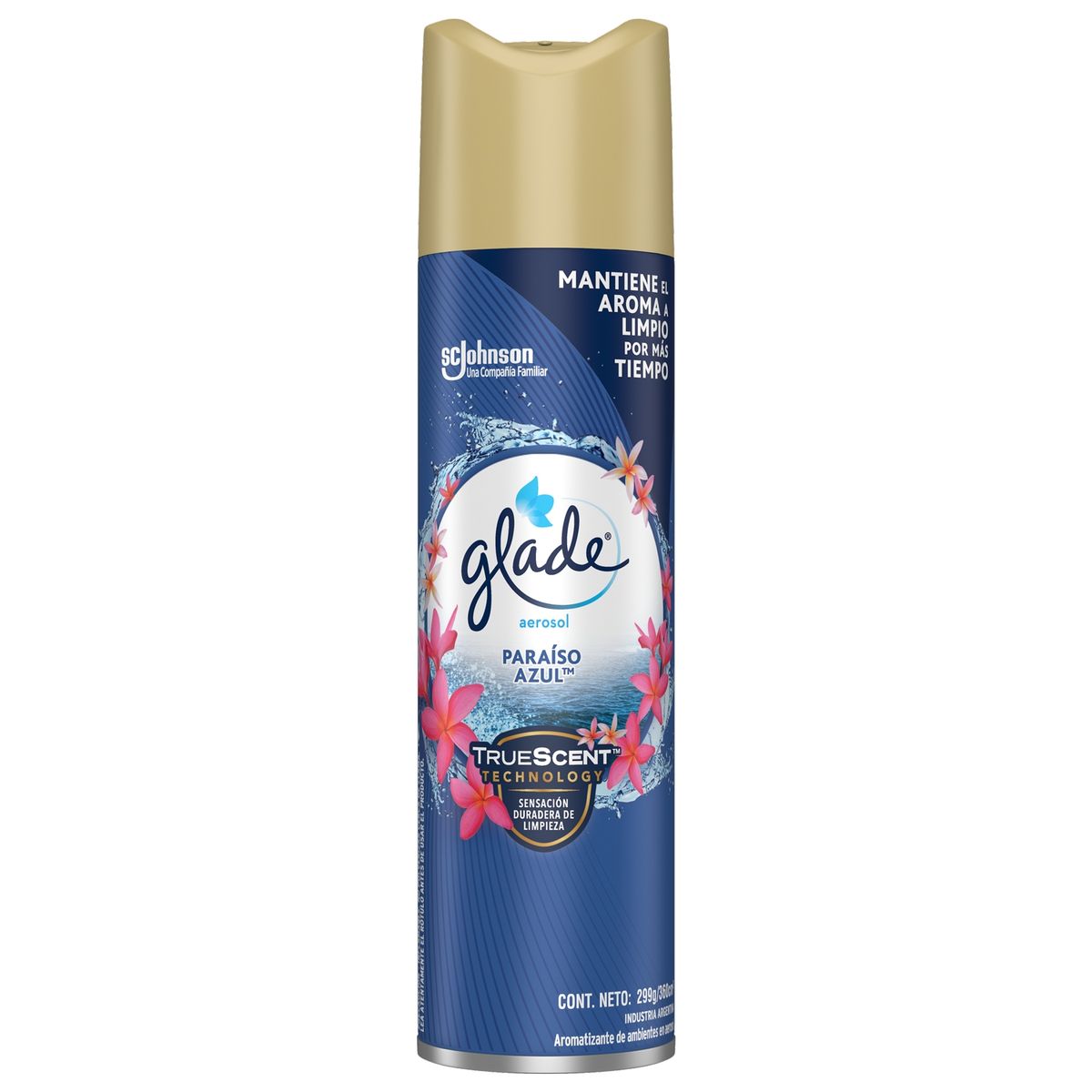 GLADE - Desodorante Ambiental Glade Aerosol Paraíso Azul 360 ml