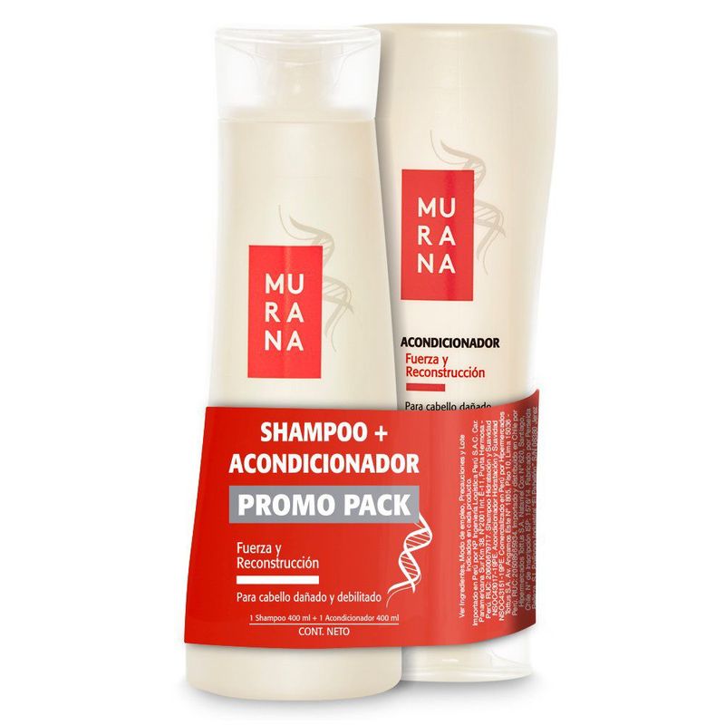 MURANA - PACK SH AC 400ML FUER REC MUR