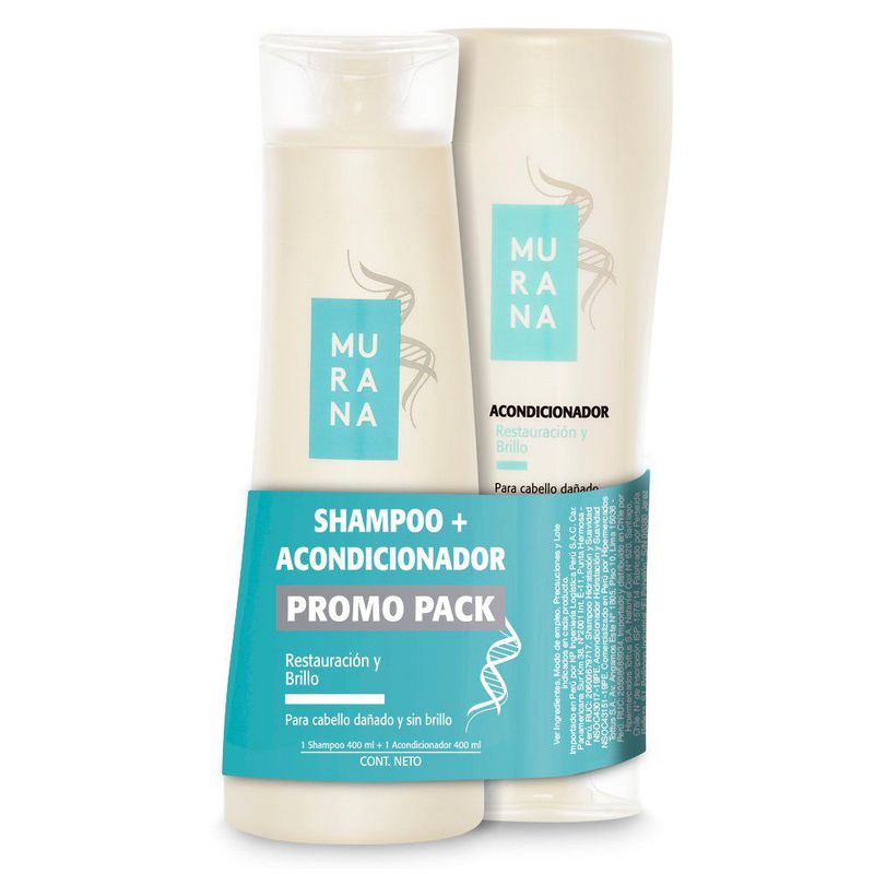 MURANA - PACK SH AC 400ML REST BRILL MUR
