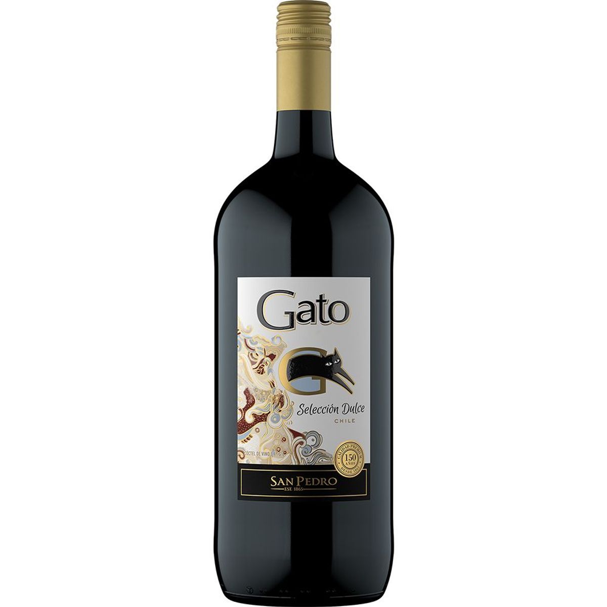 GATO - Cóctel Vino Tinto Dulce Gato 9° 1500 cc