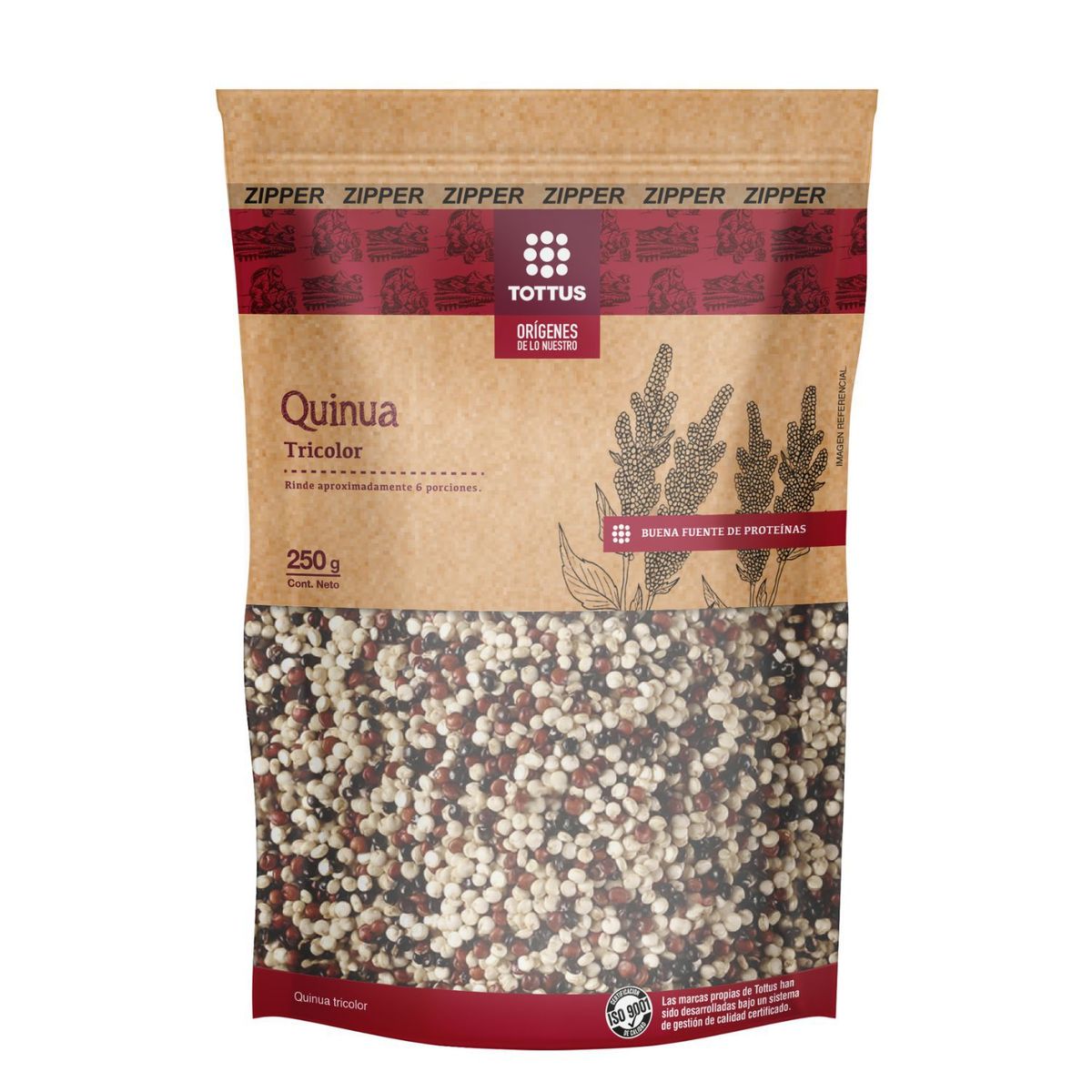 TOTTUS - QUINUA TRICOLOR TOTTUS ORIGENES 250 G