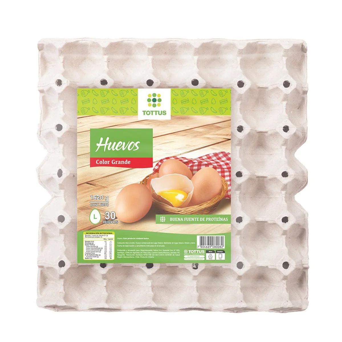 TOTTUS - Huevos Color Grande Tottus 30 Un