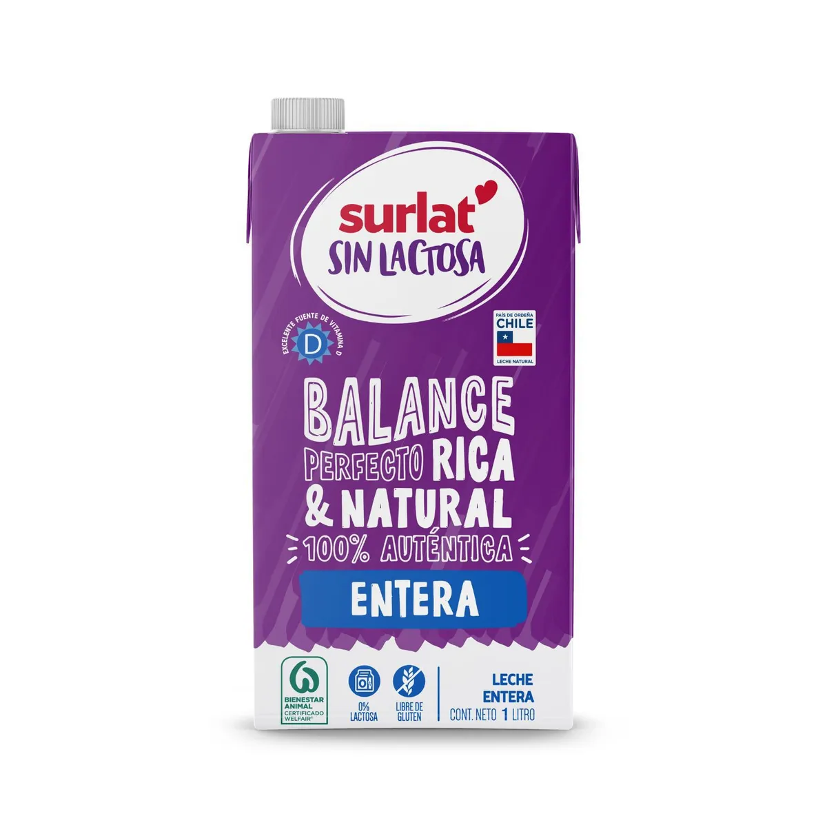 SURLAT - Leche Entera Sin Lactosa