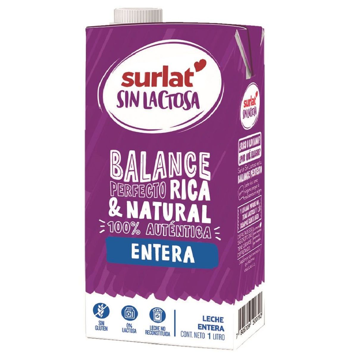 SURLAT - Leche Entera Sin Lactosa