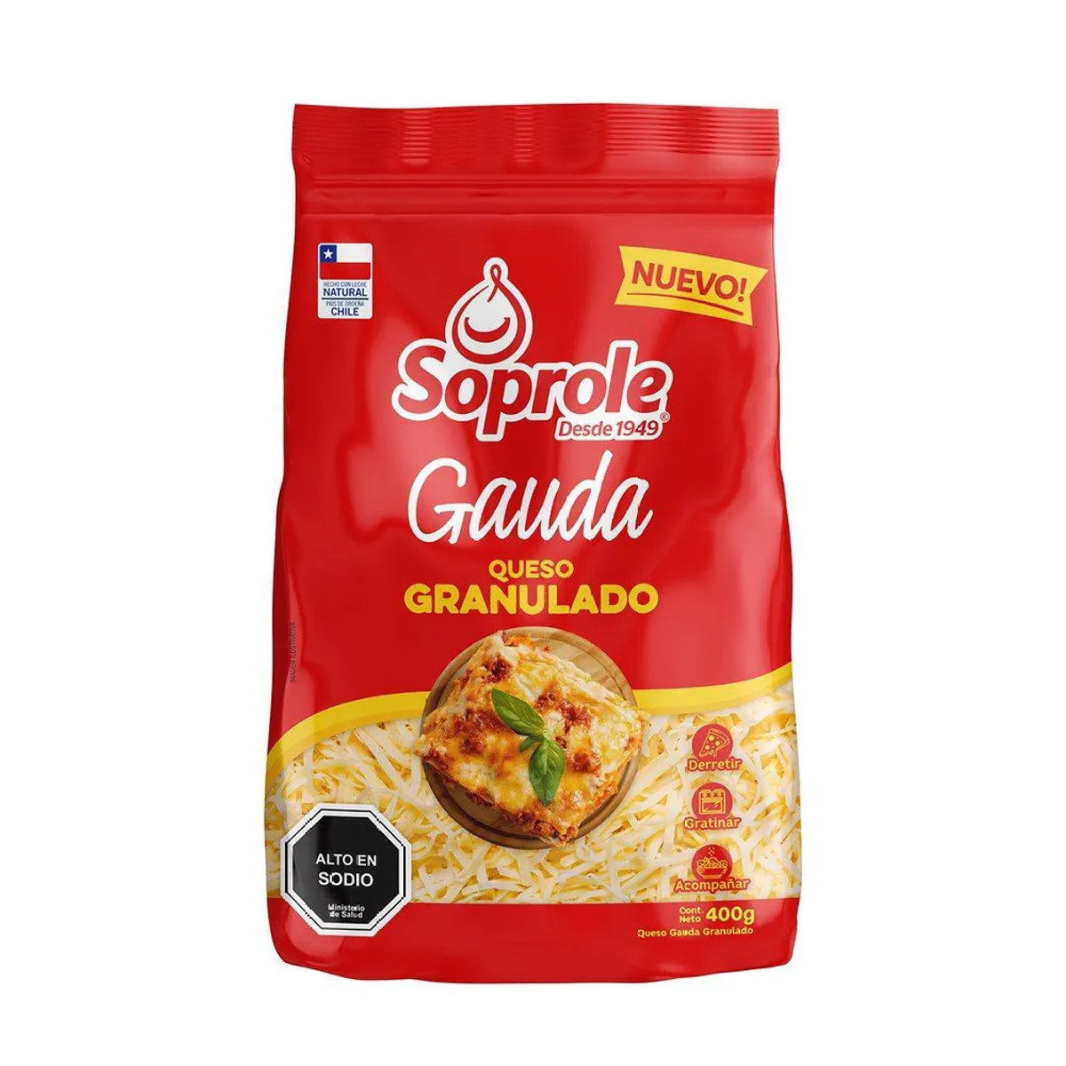 SOPROLE - Queso Gauda Granulado