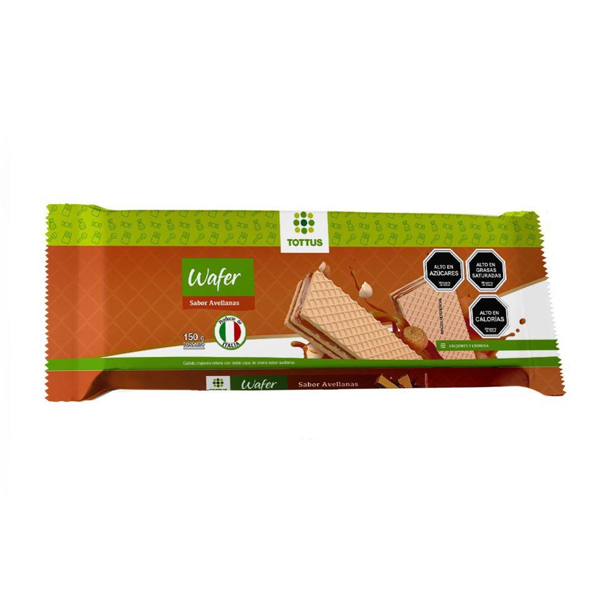 TOTTUS - Wafer Crema Avellanas