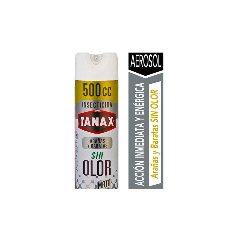 TANAX - Insecticida Aerosol Arañas Sin Olor Tanax