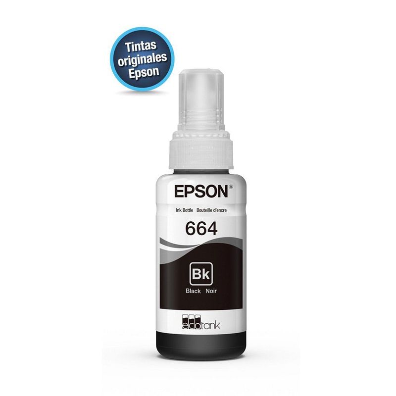 EPSON - Tinta negra T664