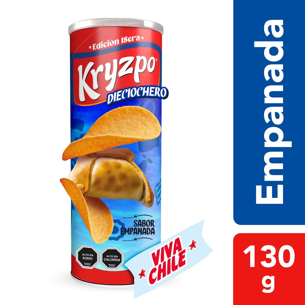KRYZPO - PAPAS TARRO EMPANADA KRYZPO 130GR CAJA