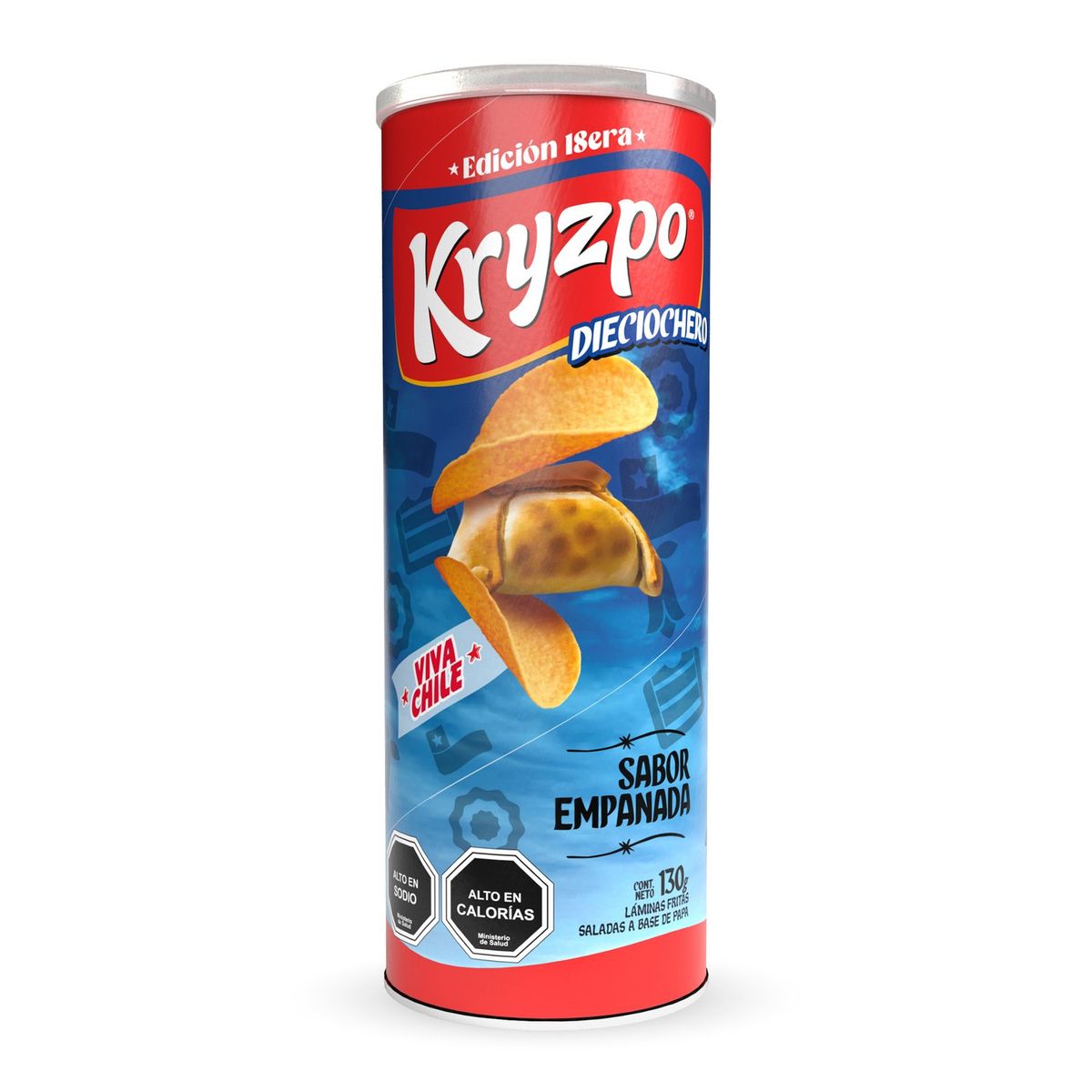 KRYZPO - PAPAS TARRO EMPANADA KRYZPO 130GR CAJA