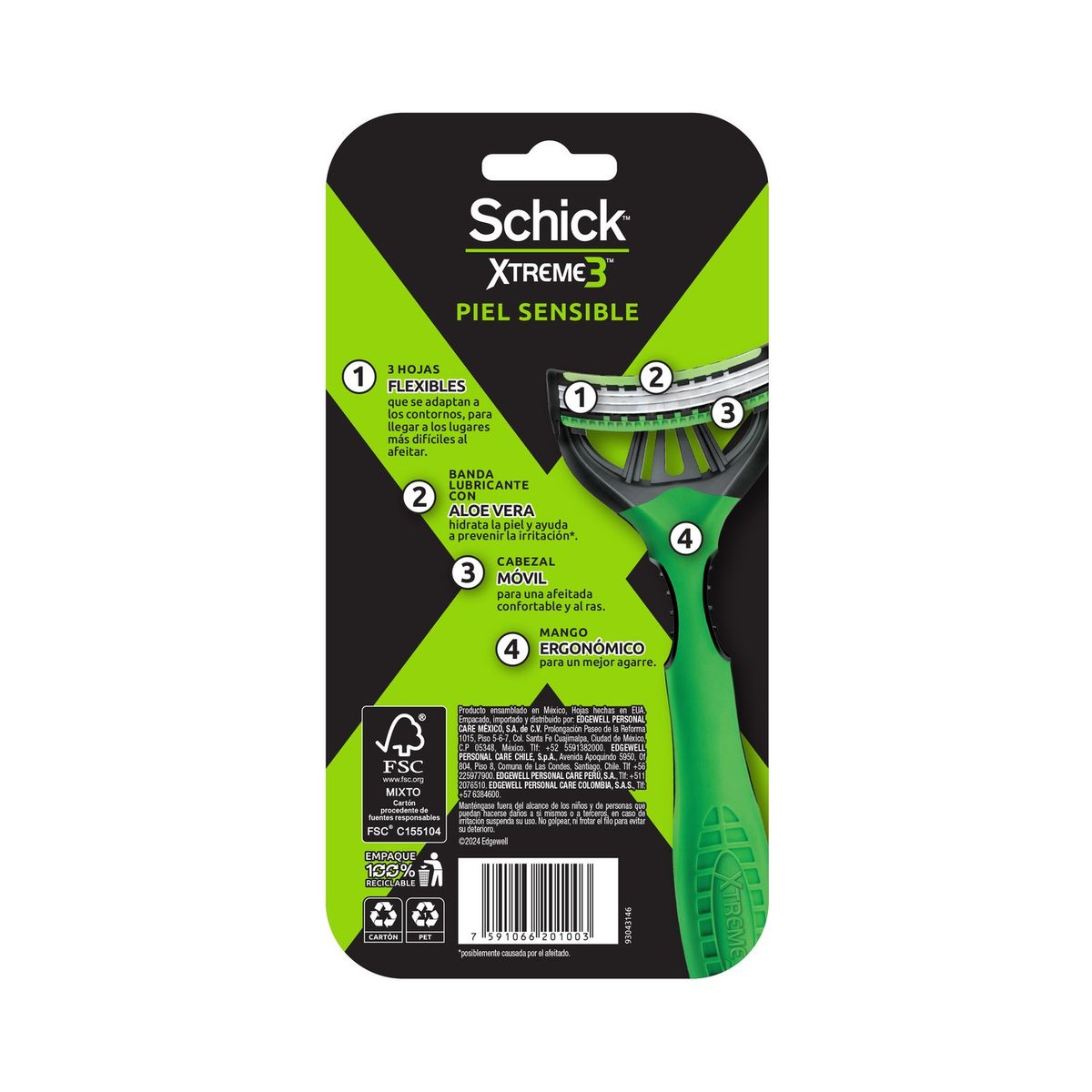 SCHICK - Máquina Afeitar Xtrem