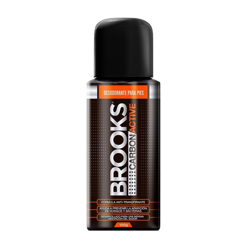 BROOKS - Talco Spray Carbón Active