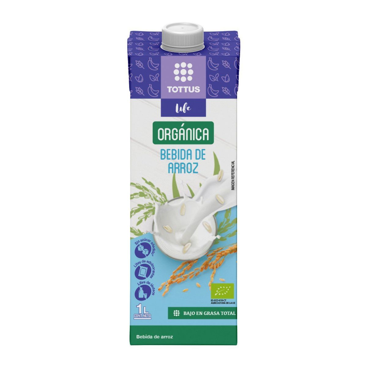 TOTTUS LIFE - Bebida Vegana Orgánica Arroz