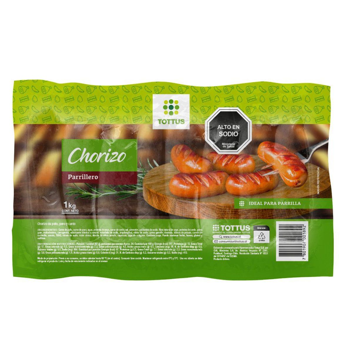 TOTTUS - Chorizo Parrillero