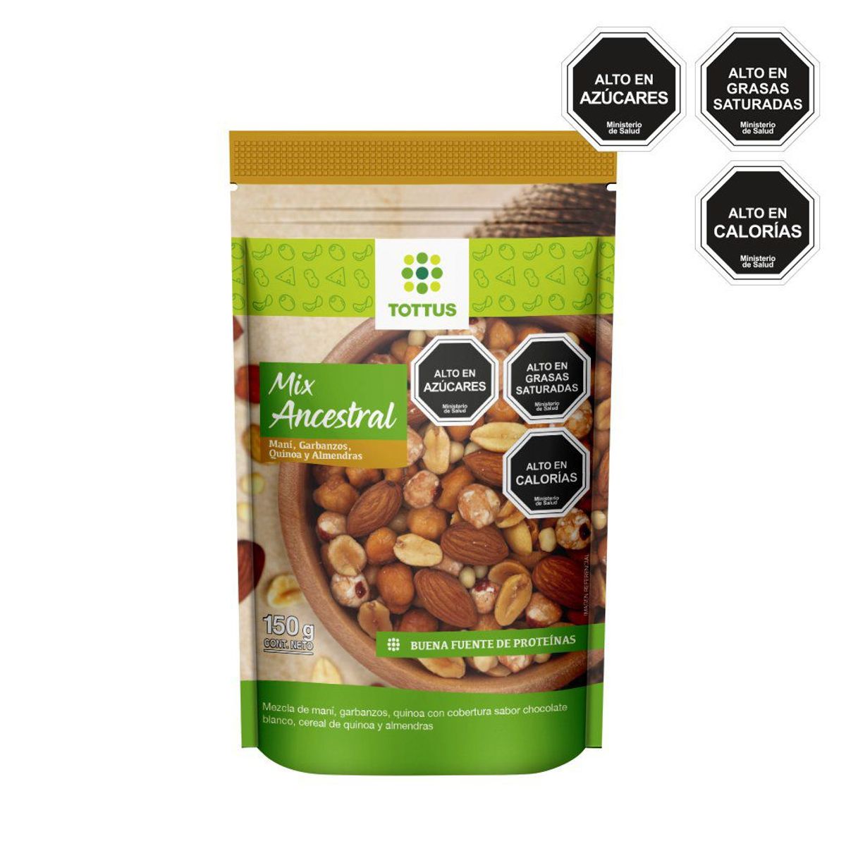 TOTTUS - Mix Frutos Secos Ancestral Tottus 150 g