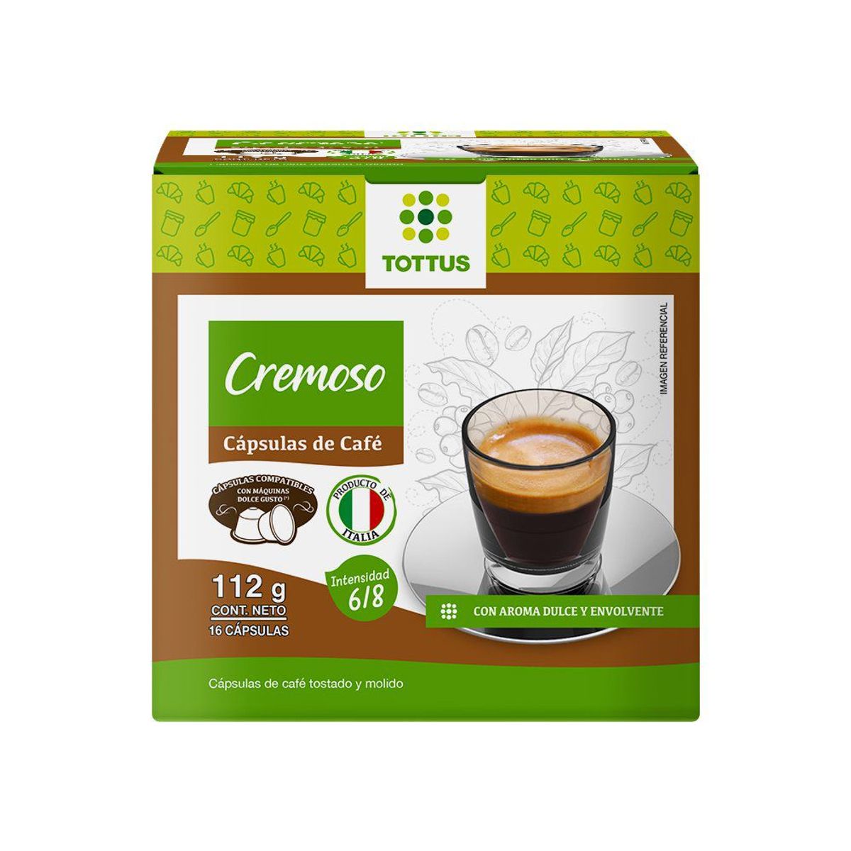 TOTTUS - Cápsula Café Cremoso