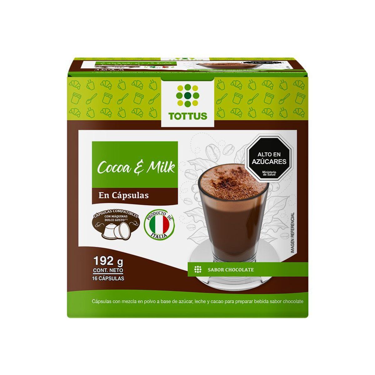 TOTTUS - Cápsula Chocolate