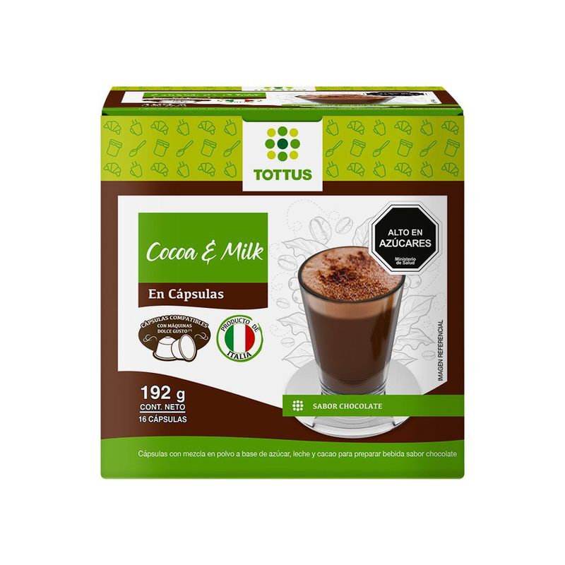 TOTTUS - Cápsula Chocolate