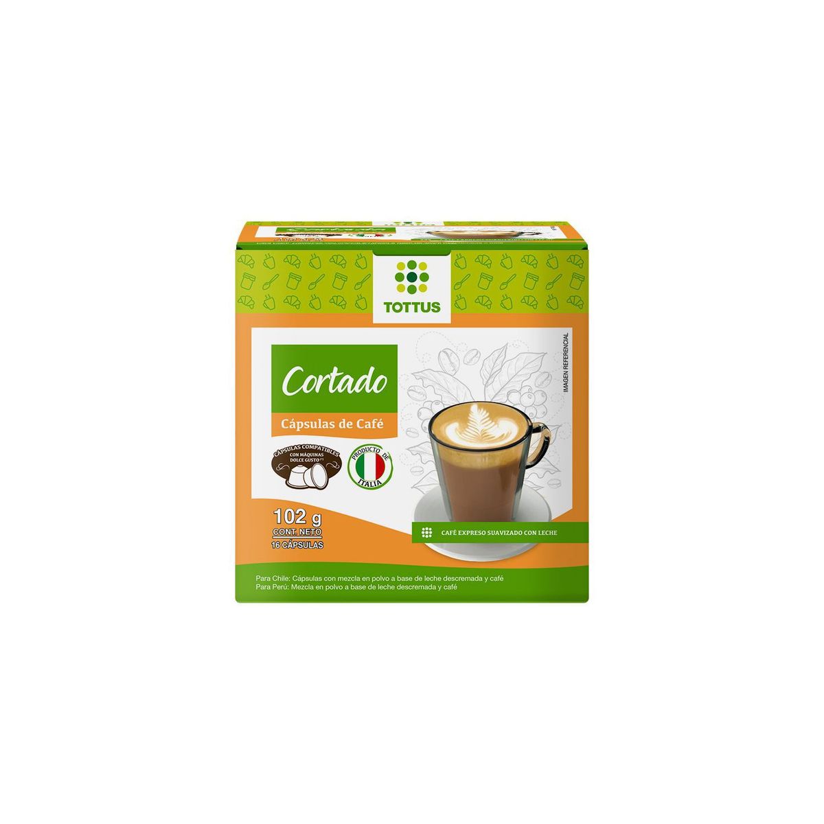 TOTTUS - Cápsula Café Cortado