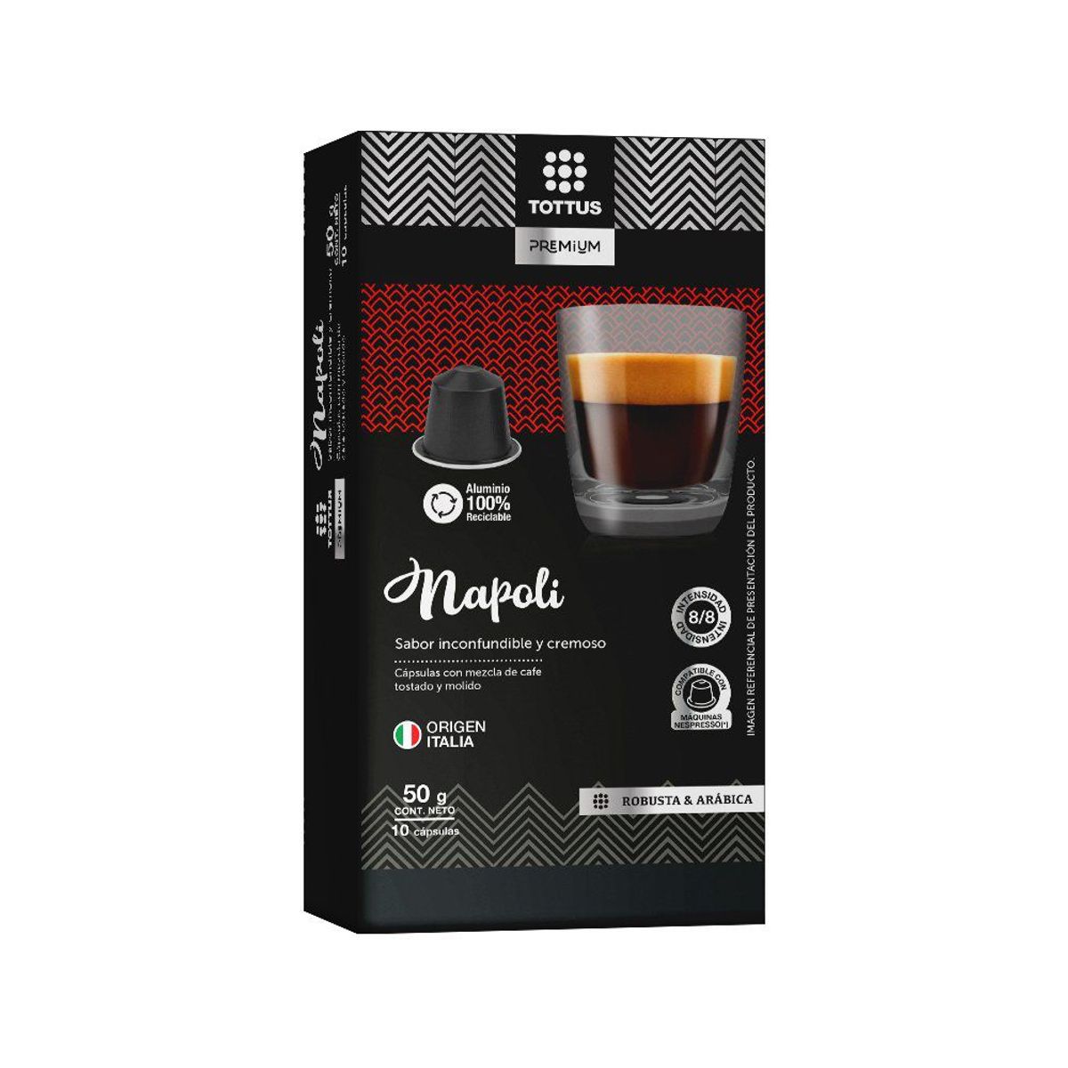TOTTUS PREMIUM - Cápsula Café Napoli