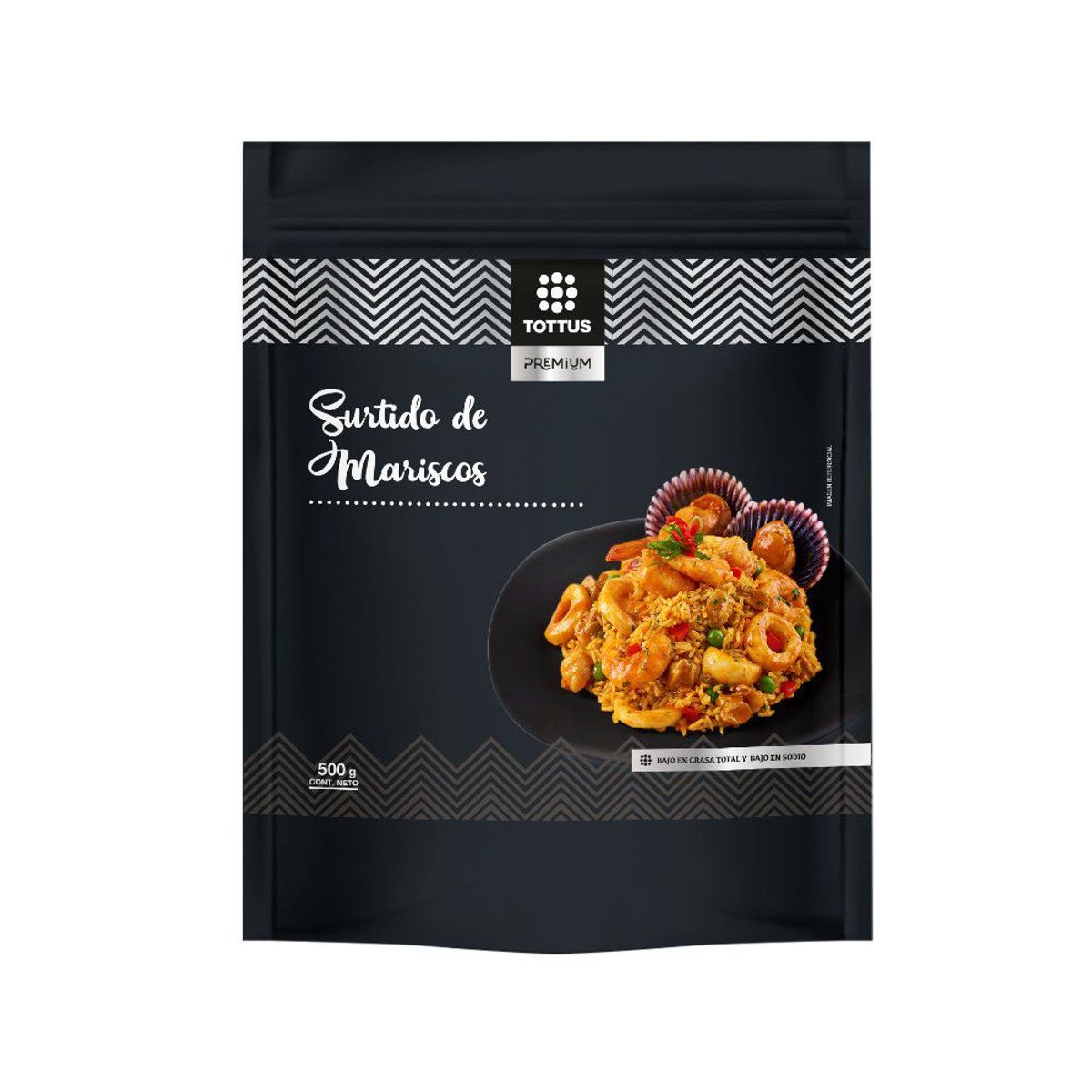 TOTTUS - Surtido de Mariscos Congelado Tottus Premum 500 g