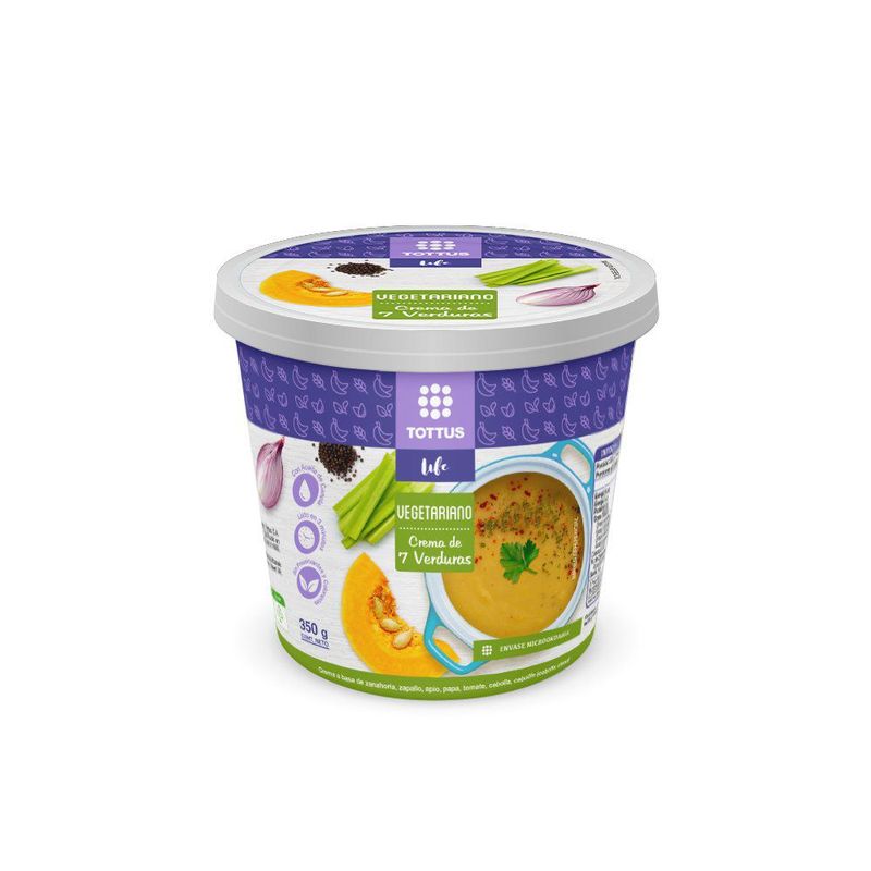TOTTUS LIFE - CREMA 7 VEGETALES TOTTUS LIFE 350 G