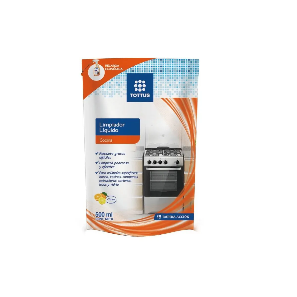 TOTTUS - Limpiador Liquid Cocina Doypack