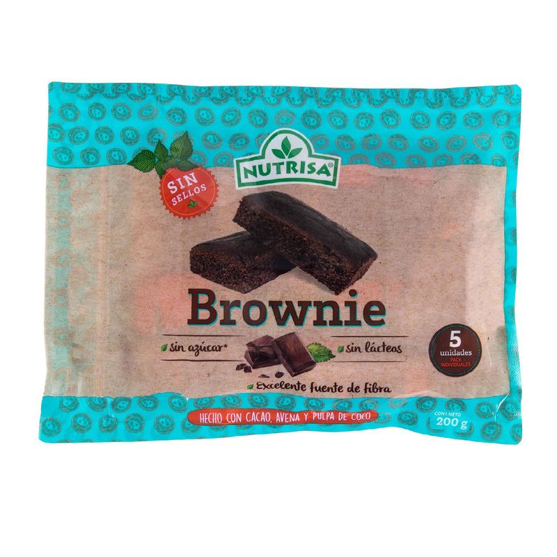 NUTRISA - BROWNIE SIN SELLOS NUTRISA 5 UND