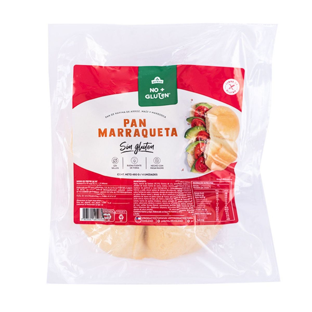 NO+GLUTEN - Marraqueta sin Gluten