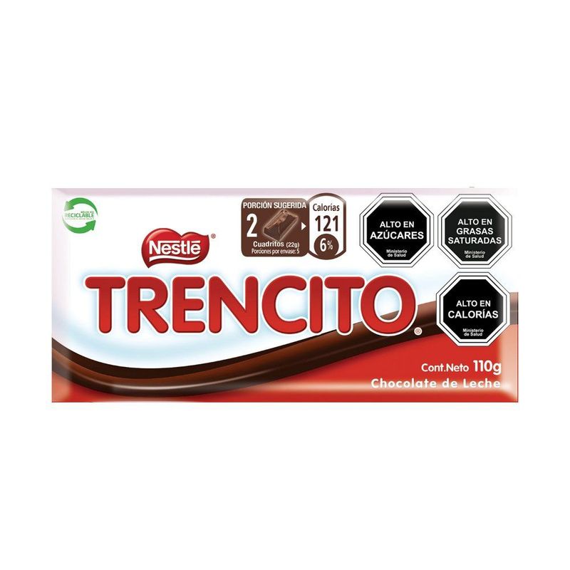TRENCITO - CHOCOLATE TRENCITO NESTLE 110 GR