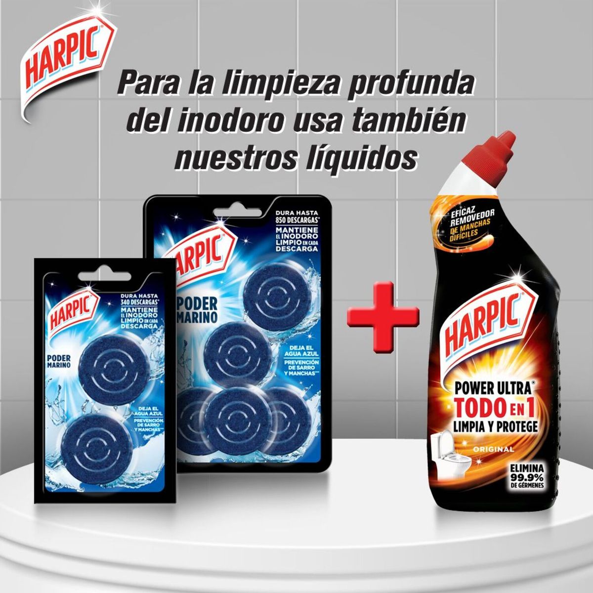 HARPIC - Pastilla Para Estanque Inodoros 225 gr